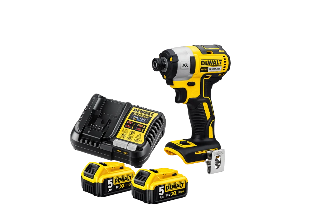 DeWALT DCF887P2 — Visseuse a chocs 1/4" XR 18V (2x5Ah + chargeur + TSTAK)
