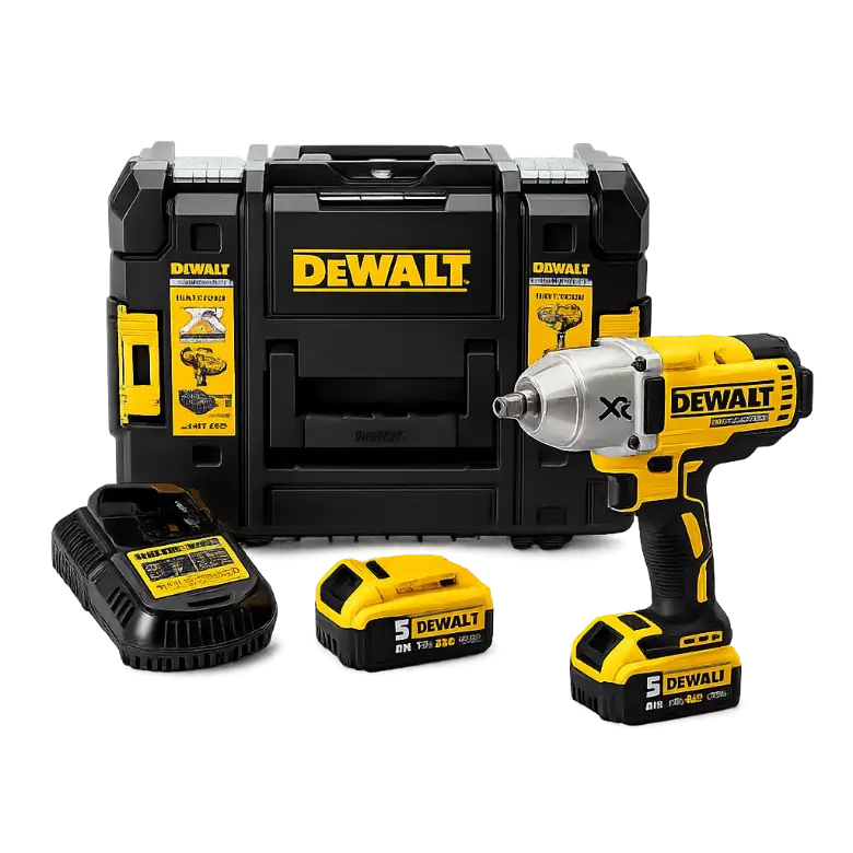 DeWALT DCF899P2 — Boulonneuse à chocs 1/2" 18V XR 950 Nm (2×5,0 Ah + chargeur + coffret TSTAK)