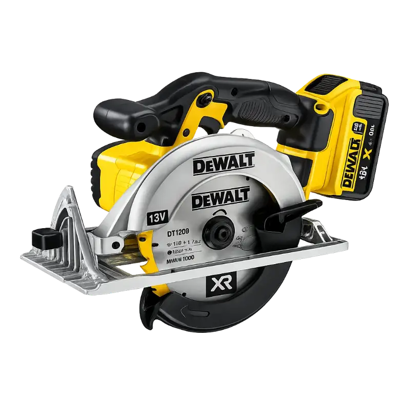 DeWALT DCS391M2-QW — Scie circulaire 165 mm 18V XR (kit 2×4,0 Ah + coffret TSTAK)