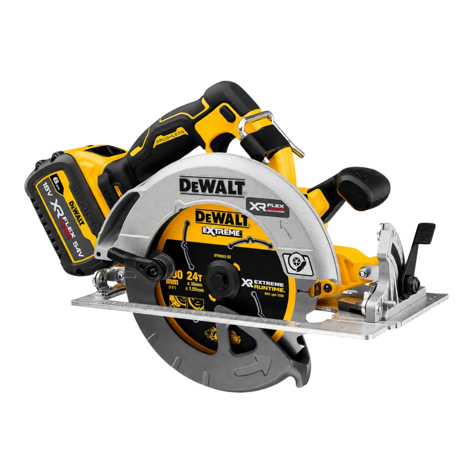DeWALT DCS573NT-XJ — Scie circulaire 18/54V XR FlexVolt ADVANTAGE Ø190 mm, coffret TSTAK (machine nue)