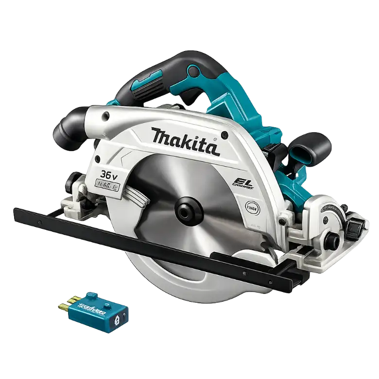 Makita DHS900ZU — Scie circulaire 36V Ø235 mm module AWS (machine seule)