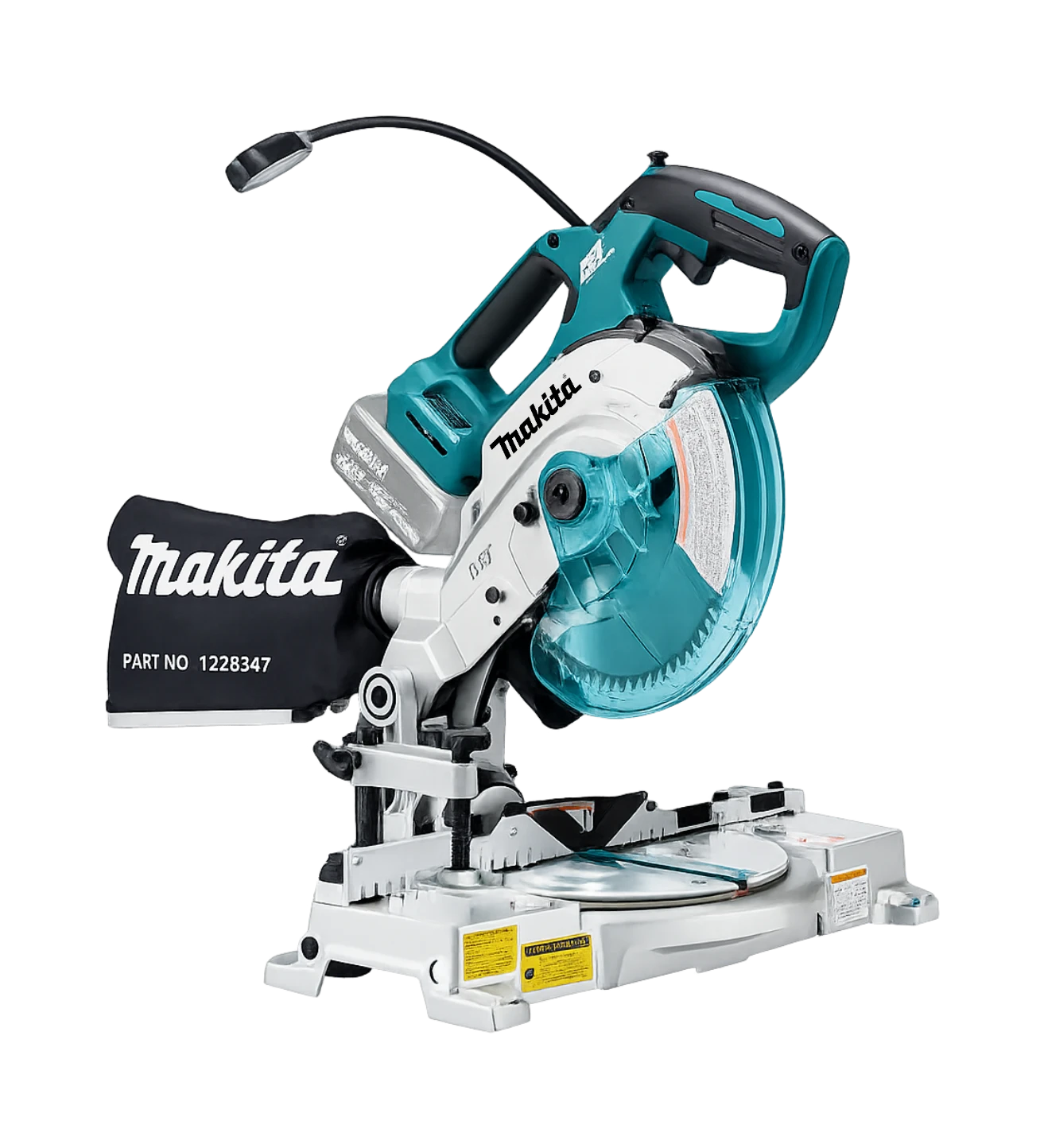 Makita DLS600Z — Scie à onglet radiale 18V LXT Ø165 mm brushless (machine seule)
