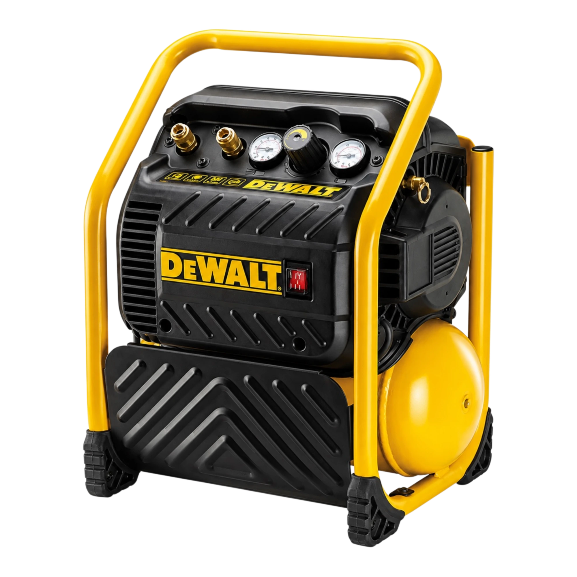 DeWALT DPC10QTC-QS — Compresseur silencieux 10 L, 13,8 bar, 69 dB(A), sans huile